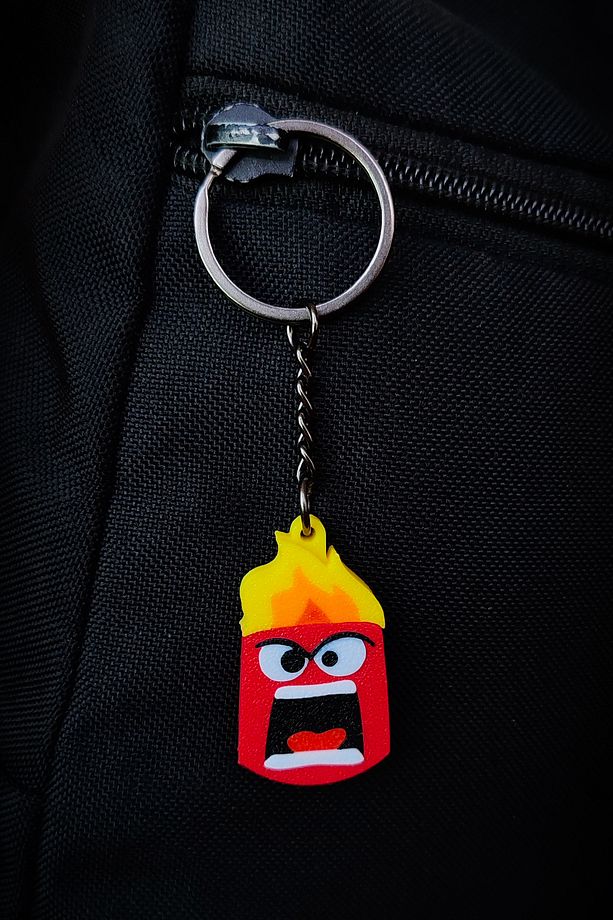 Ters Yüz (Inside Out) Öfke Anahtarlık - 3
