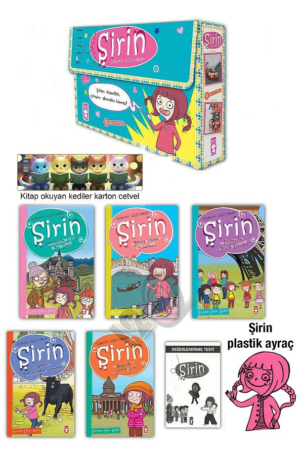 Şirin Dünyayı Geziyorum 1 Set (9+ Yaş) - 1
