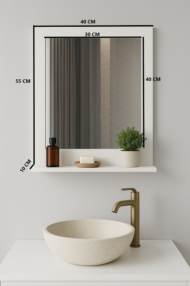 Raflı Banyo Aynası WC - BANYO - 2