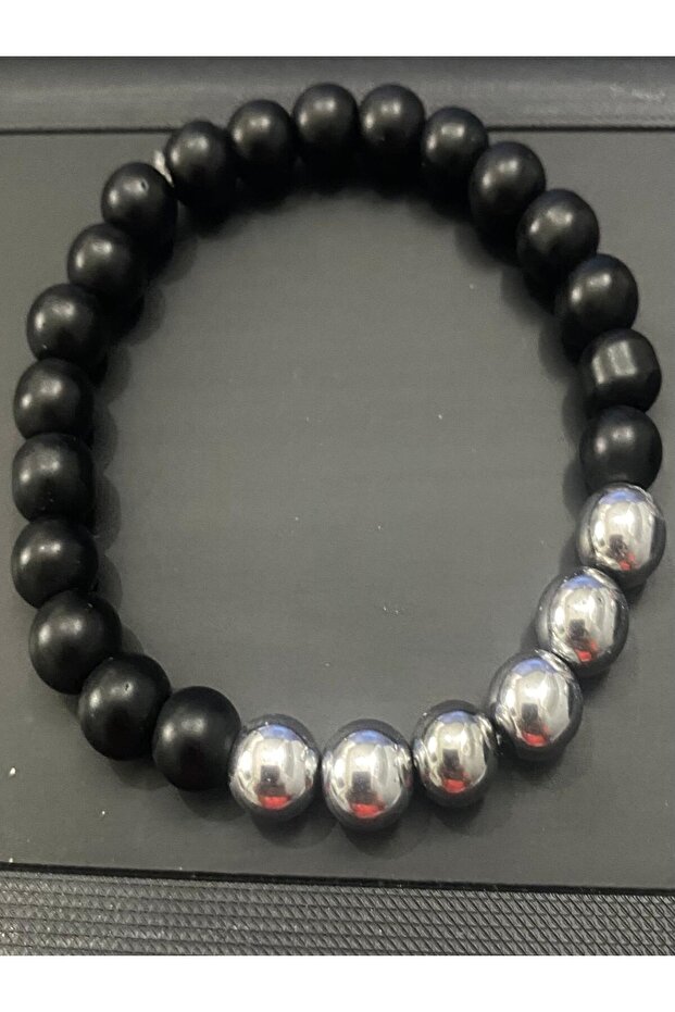 Hematite - Matte Onix Natural Stone Bracelet