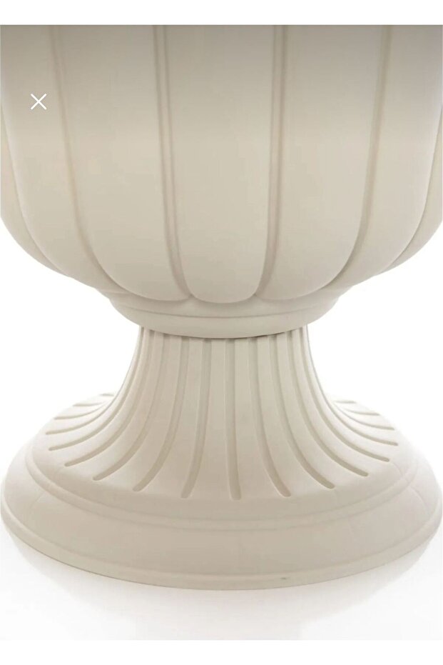 Dekoratif Nergiz 30cm Ayaklı Saksı Plastik Çiçek Saksısı Kapı Önü İç dış Mekan Ayaklı Saksı 1 Adet - 7