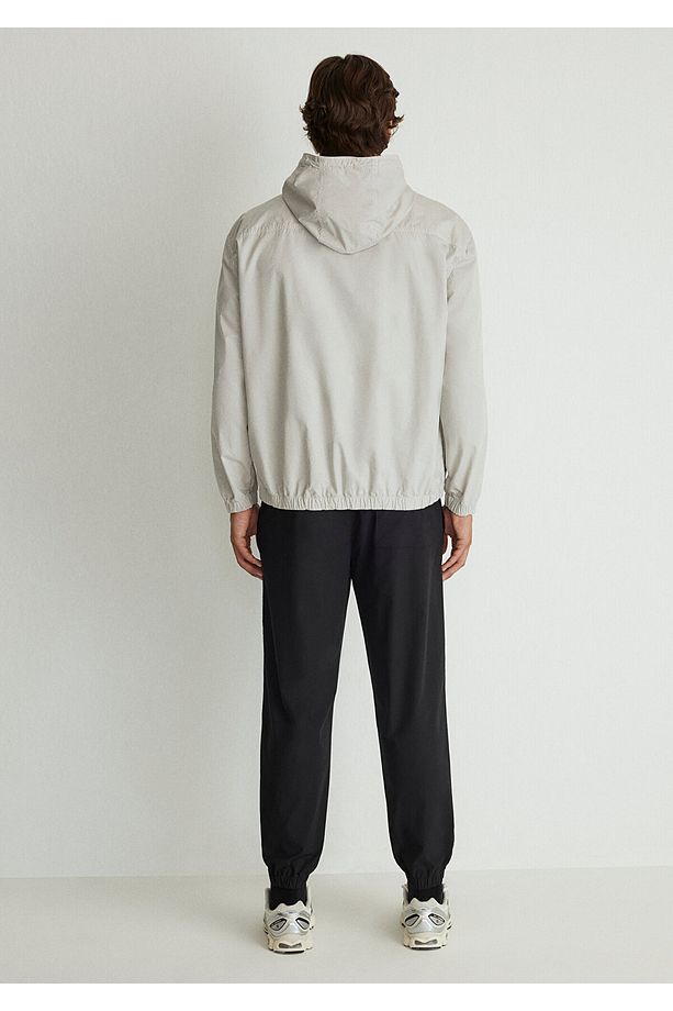 Kapüşonlu Gri Sweatshirt 0211155-70144 - 4