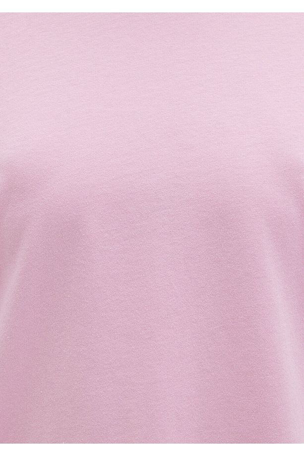 Pembe Basic Tişört Regular Fit / Normal Kesim 1600955-71117 - 7