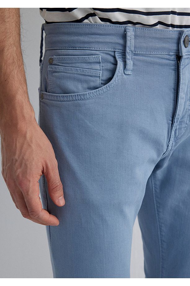 Jake Nehir Mavisi Comfort Gabardin Pantolon 0042286570 - 7