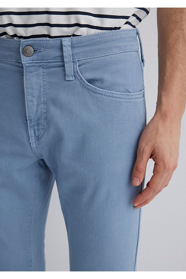Jake Nehir Mavisi Comfort Gabardin Pantolon 0042286570 - 6