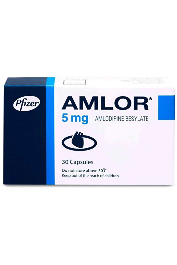 Amlodipine 5 mg, Antihypertensive - 30 Capsules - 1