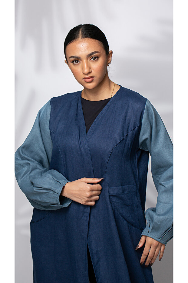 Environmentally friendly beach abaya - 3