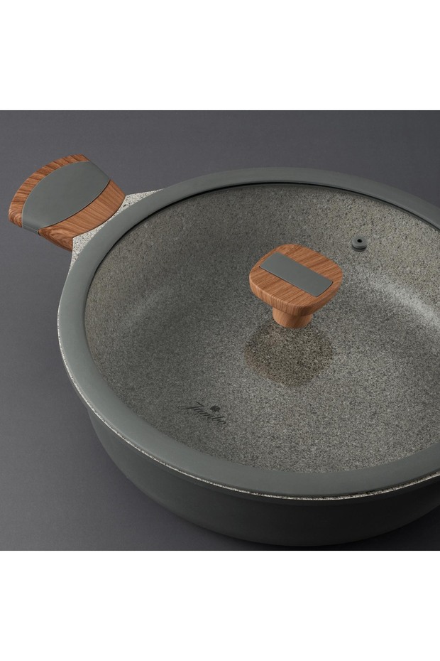 Stone 7 Parça Granit Tencere Seti - 7