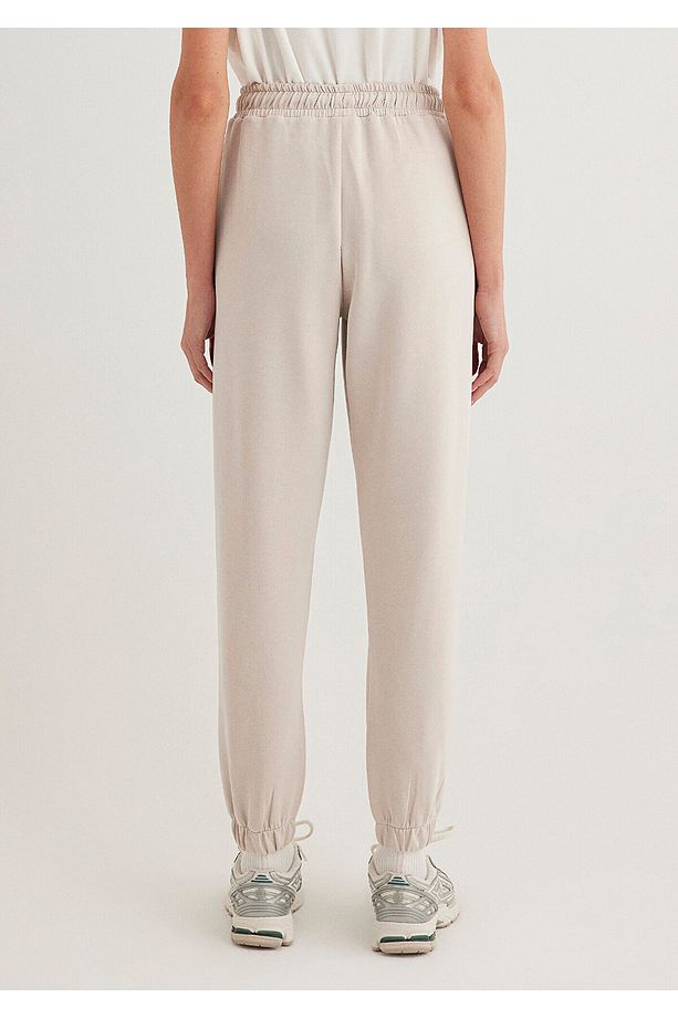 Lux Touch TENCEL TM Modal Bej Eşofman Altı 1600453-34531 - 4