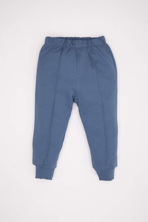 Erkek Bebek 2li Takım Baskılı Bisiklet Yaka Sweatshirt Üst Beli Lastikli Jogger Eşofman Altı D2938a5 - 2