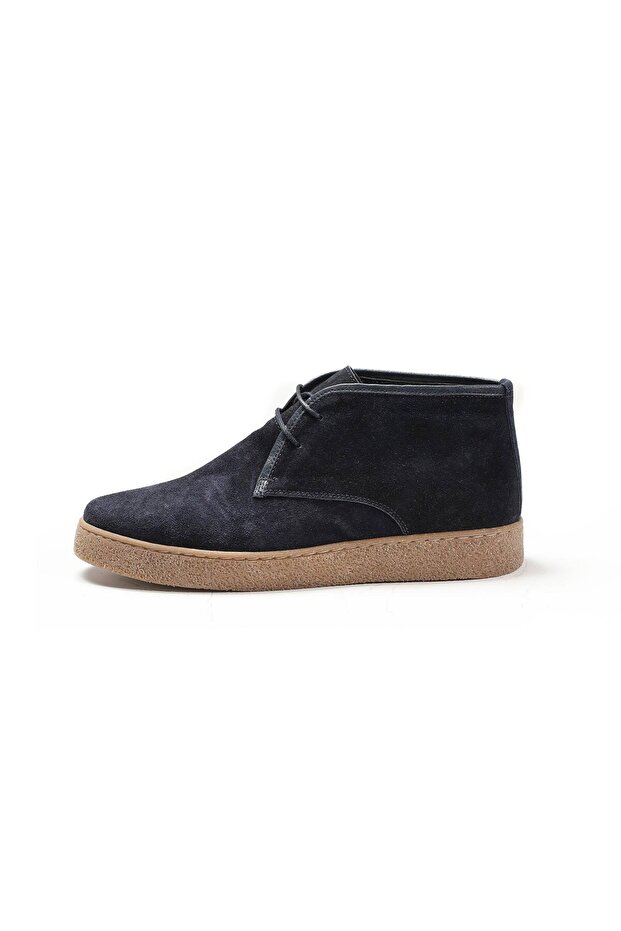 Navy Blue Men's Flat Casual Shoes