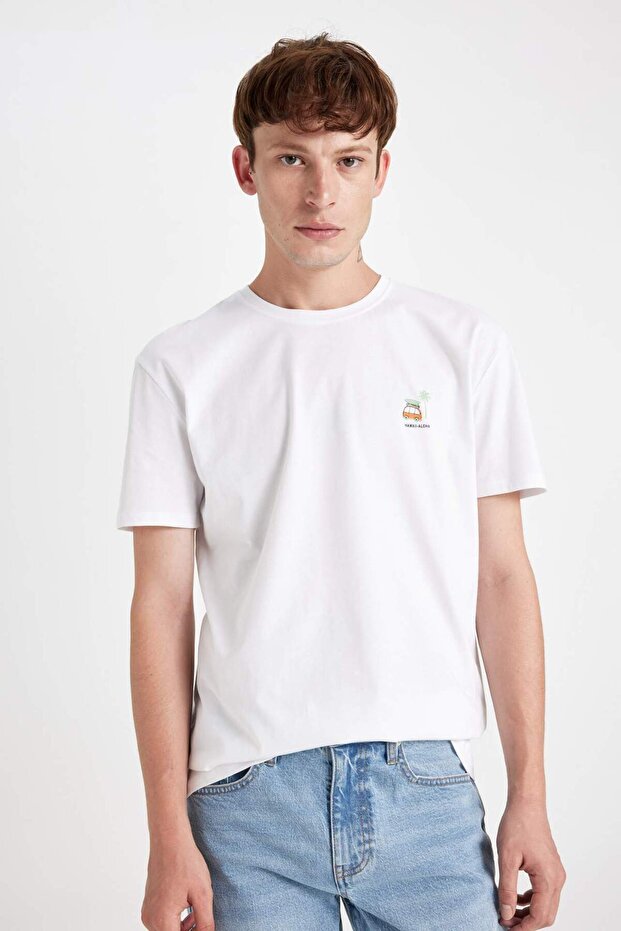 Regular Fit Bisiklet Yaka Üst C2890AX24HS - 1