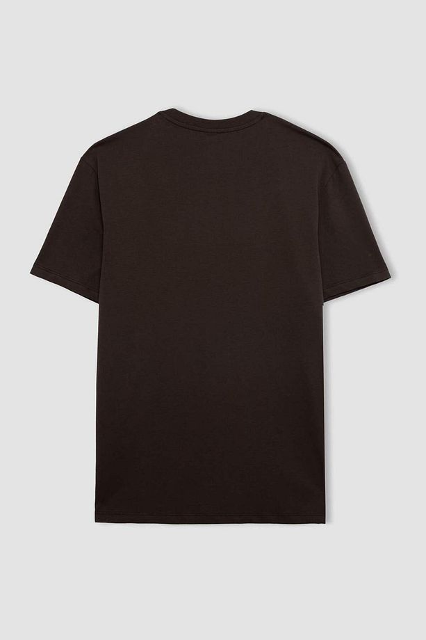 %100 Pamuk New Regular Fit Bisiklet Yaka Basic Düz Kısa Kollu Tişört V7699AZ24SP - 7