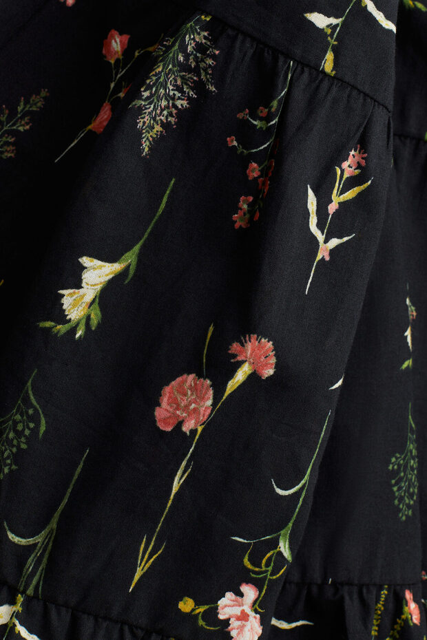 Pamuklu Uzun Elbise - 6