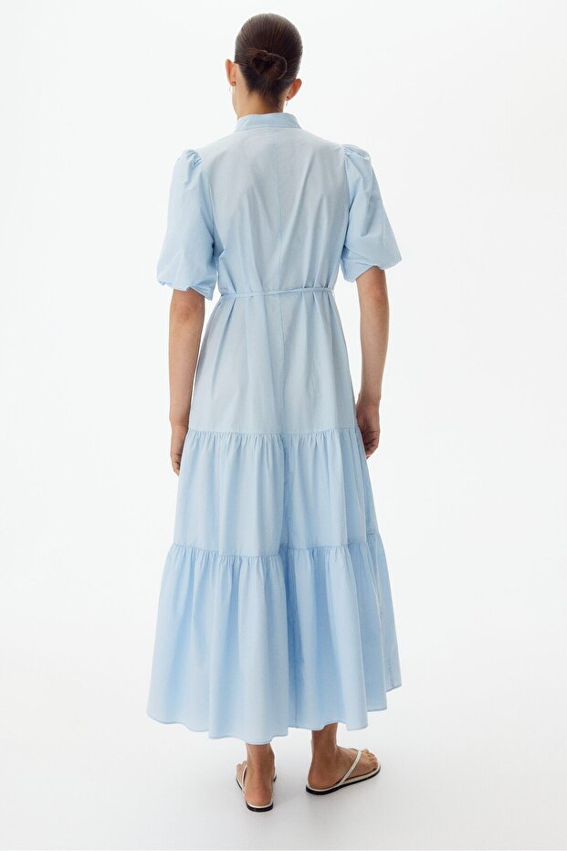 MAMA Katlı ve Pamuklu Elbise - 4