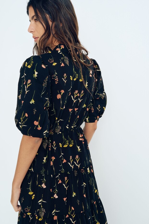 Pamuklu Uzun Elbise - 4