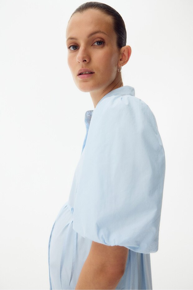 MAMA Katlı ve Pamuklu Elbise - 5