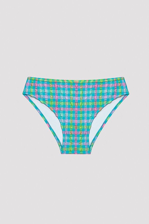 Genç Kız Nancy Tek Omuz Çok Renkli Bikini Takımı - 3