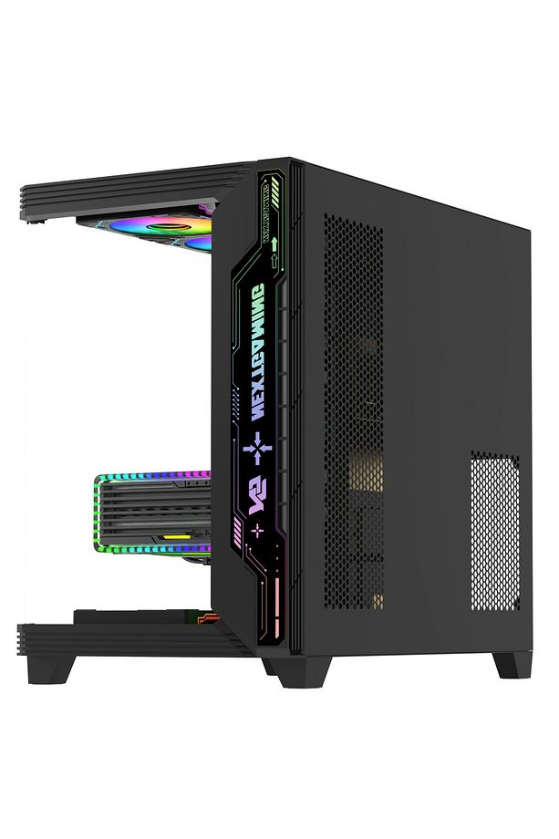 Sirius Black ARGB Panel 7x Fan Kumanda ve Kontrolcü ATX Boş Bilgisayar Kasası Siyah - 5