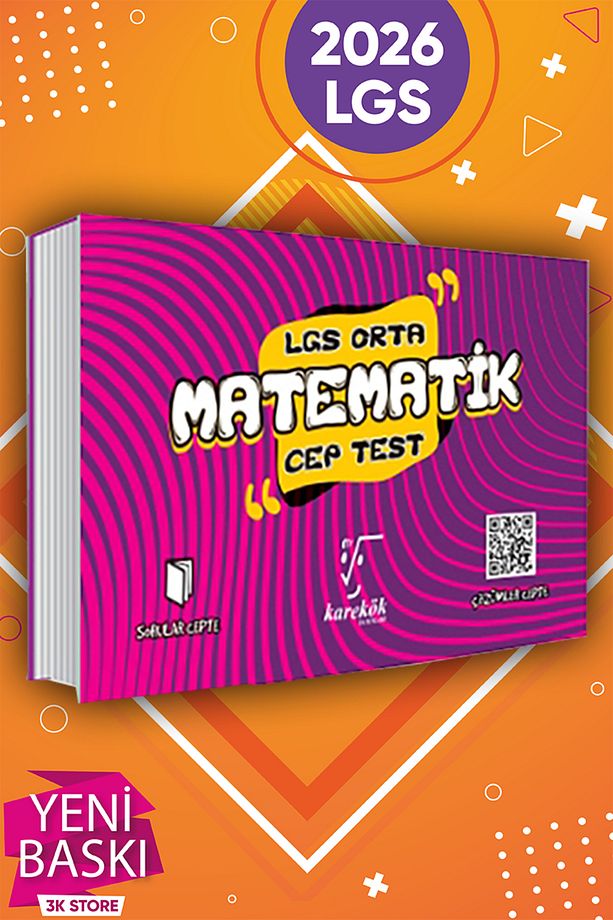 2026 LGS 8.Sınıf Cep Test 4lü Set Türkçe Paragraf Matematik Fen Bilimleri - 2