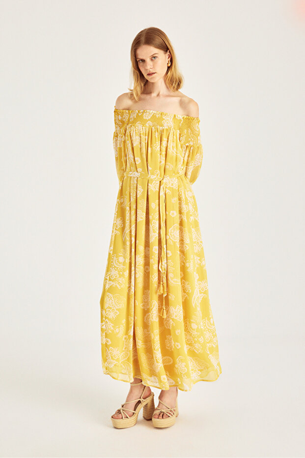 Madonna Yaka Maxi Boy Elbise - 2