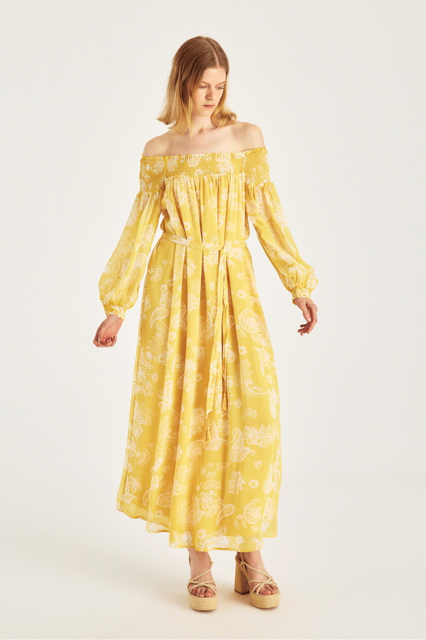 Madonna Yaka Maxi Boy Elbise - 3