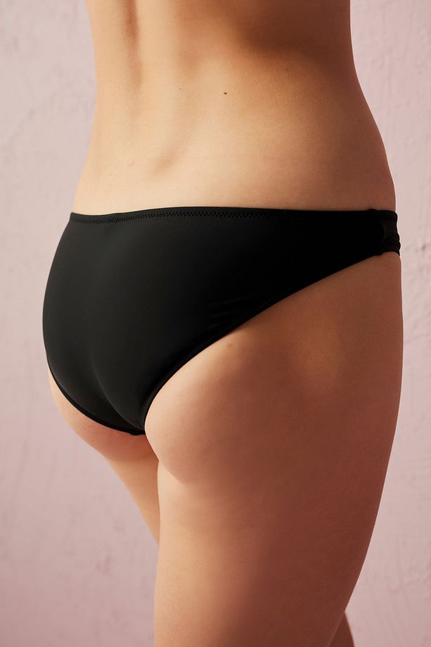 Siyah Basic Slip Bikini Altı - 3