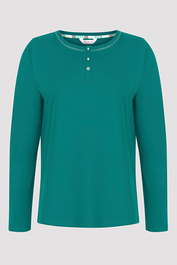 Green Solid T-shirt - 5