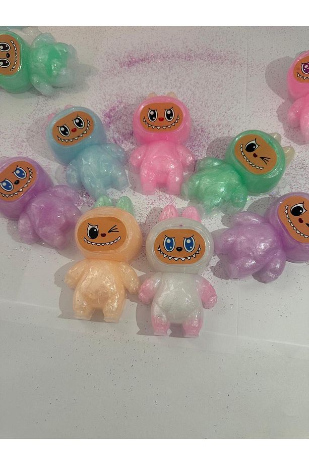 Labubu Hazır Slime Ele Yapışmaz Hazır 1 Adet Labubu Slaym Renkli, Yapışmaz, Eğlenceli Slime Oyunu - 2