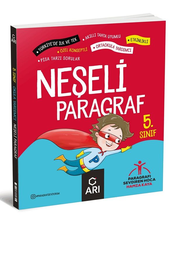 Arı Yayınları Neşeli Paragraf Soru Bankası 5 Sınıf - 1