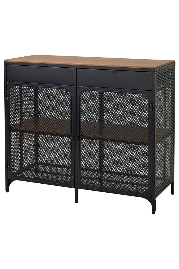 büfe, siyah, 47x111x95 cm - 2