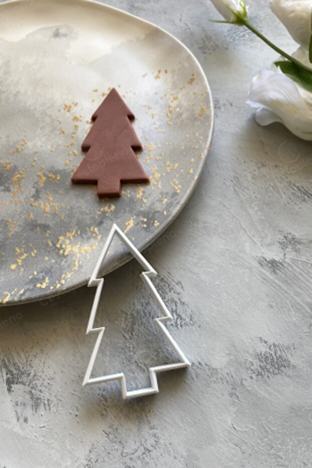 قالب كوكي شجرة الصنوبر - 3