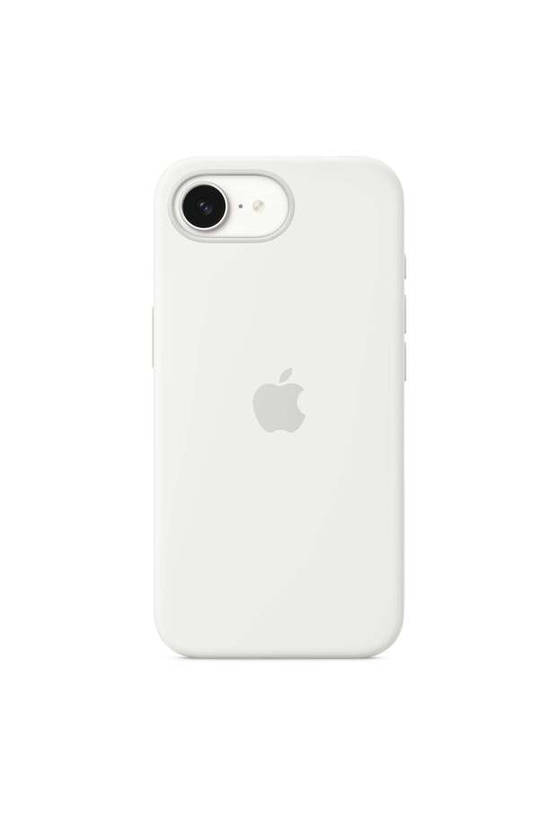 جراب سيليكون لجهاز iPhone 16e – أبيض