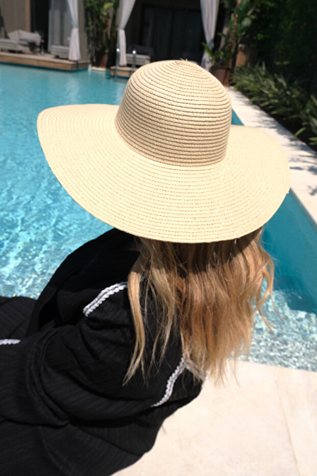 Basic Hasır Şapka Natürel - 6