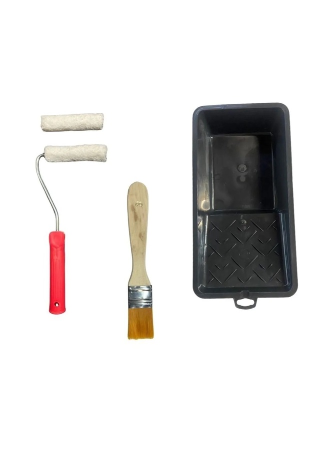 Kadife Rulo Fırça Seti 10cm - 1