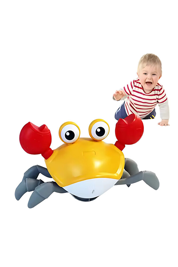 Manual Crab Bath Toy for Land & Water