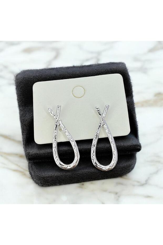 أقراط منقوشة بشريط - 1