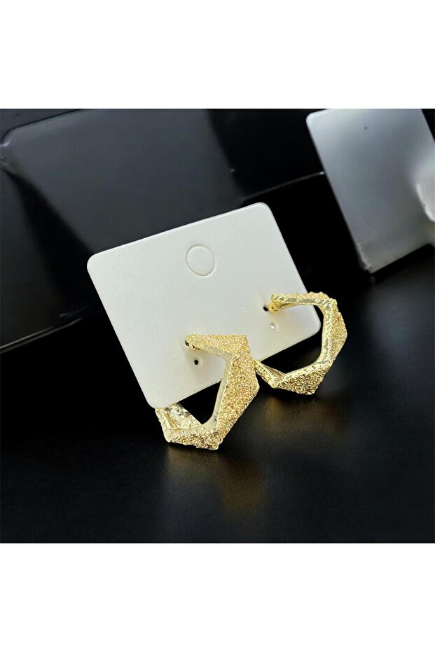 Desenli Halka Küpe - 1