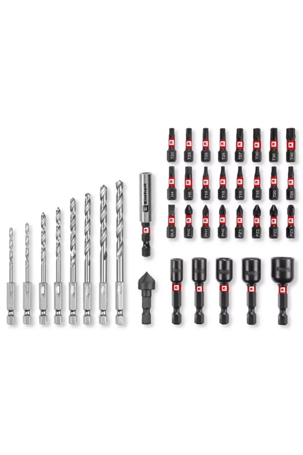 M-CASE 39 parça darbeye dayanıklı bits seti - 49108773 - 2