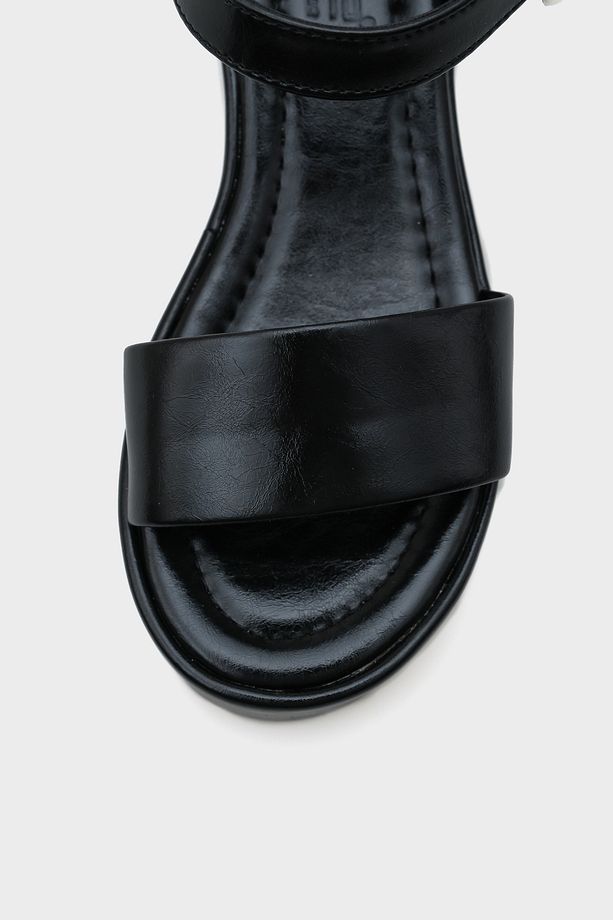 Donna Platform Tek Bantlı Kadın Sandalet - 2