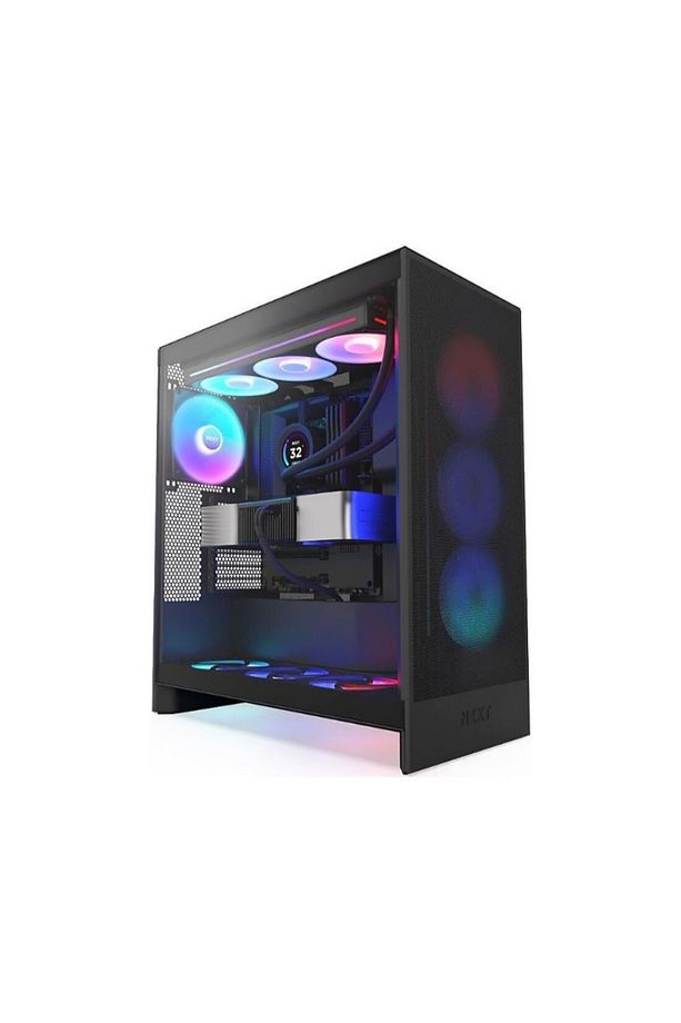 H Series H7 Flow (2024) RGB CM-H72FB-R1 ATX Siyah Mid Tower Gaming (Oyuncu) Kasa - 1