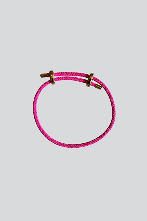 Pink Colored Rope Bracelet - 2