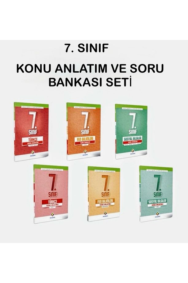 7. SINIF KONU ANLATIM VE SORU BANKASI SETİ - 1
