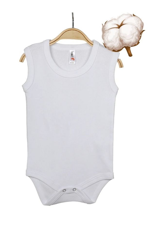 Hvc Bebek Atlet Body Jakarlı Pamuklu Basic Çıtçıtlı Zıbın 5'li Set Bebek - 2