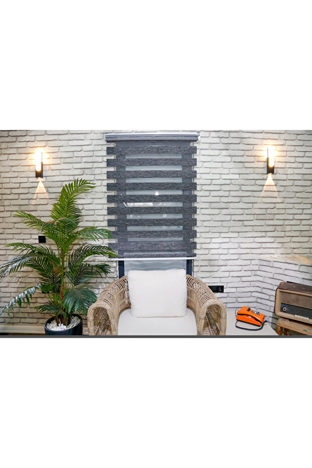 Bambu Kumaş Zebra Perde - 2