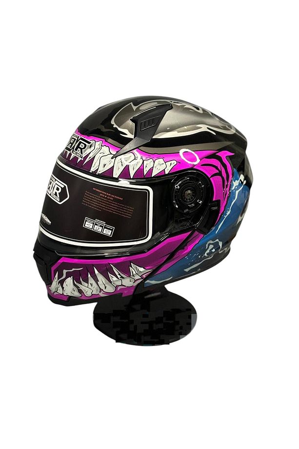 RXR HELMETS JK-908 Güneş Vizörlü Çene Açılır Kask - 1