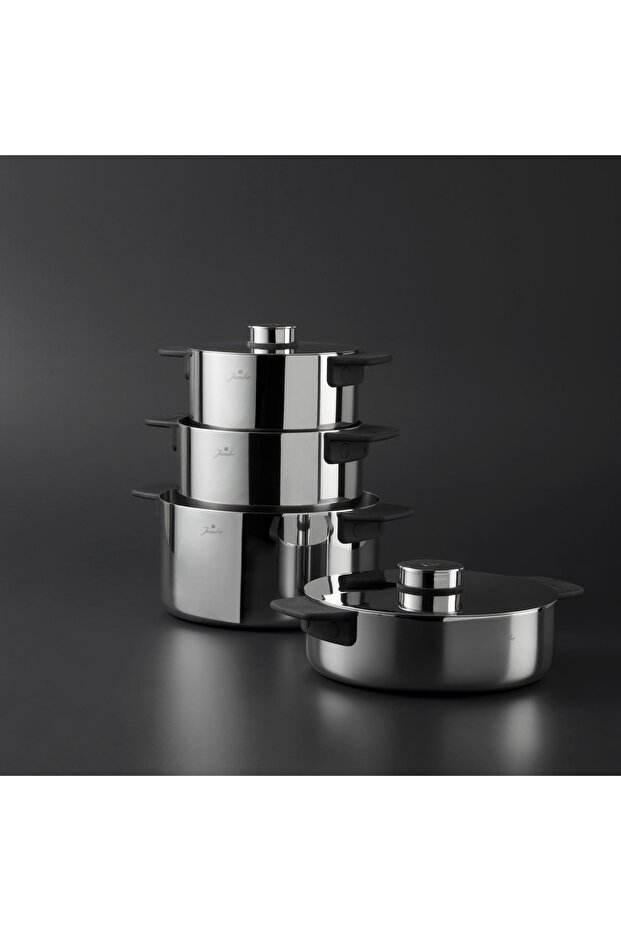 İnfinity 8 Parça Çelik Tencere Seti - 1