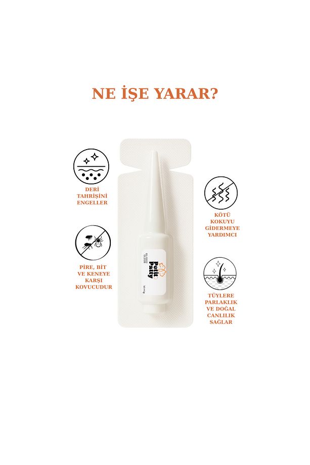 Kedi Dış Parazt Damlası Pire Bit Kene Kovucu Bitkisel Damla 5x1 ml - 3