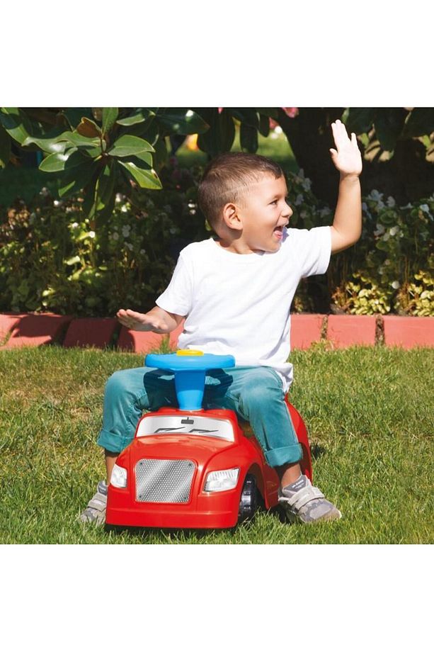 8031 Step Car Toy Factory Yürüteç Araba STEP 2 in 1 İlk Arabam Kırmızı - 4