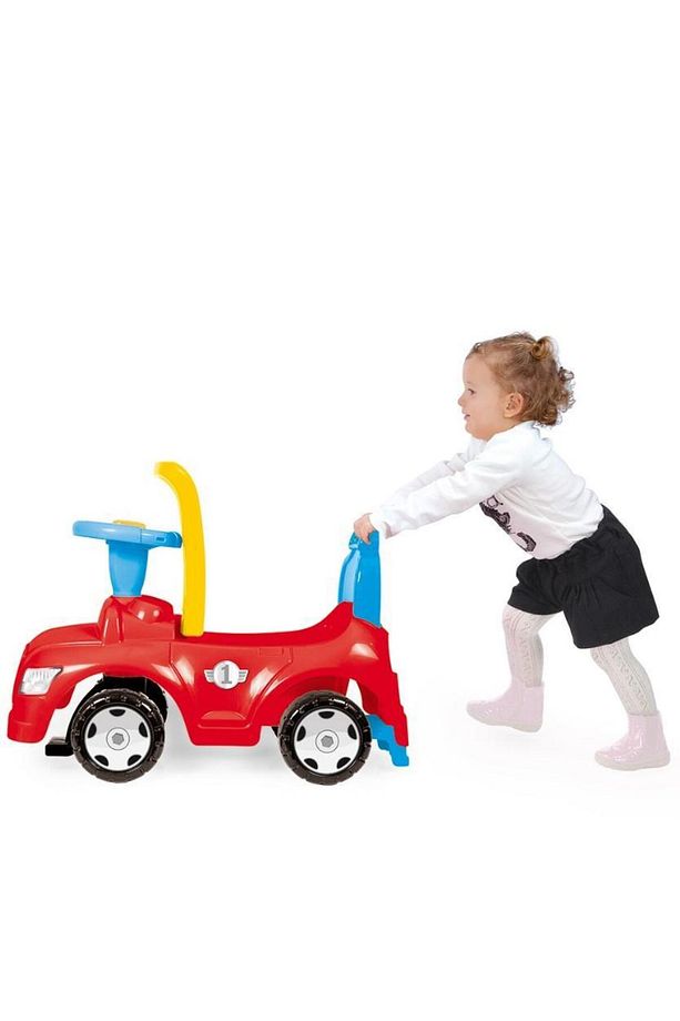 8031 Step Car Toy Factory Yürüteç Araba STEP 2 in 1 İlk Arabam Kırmızı - 1